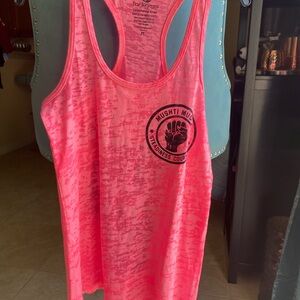 Brand new burnout, Namaste pink racerback tank top new never worn without tags
